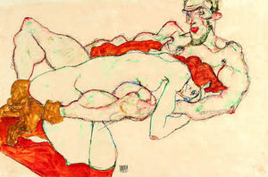 Lovers - Egon Schiele